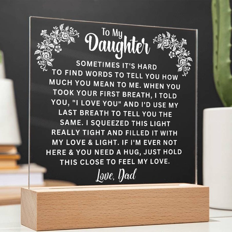 Letter to My Daughter - Etsy