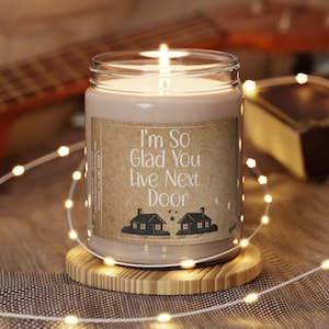 Neighbor Gift, Neighbor Candle Keepsake Gift, Appreciation Gifts For Neighbor, Neighbor Thank You Gifts, New Apartment Gift, Christmas Gift,