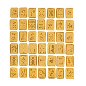 Mini stampi per biscotti Mahjong, tagliabiscotti, goffratrice per biscotti, timbro per biscotti, pressa per biscotti, tagliabiscotti, gioco cinese Mahjong, cottura al forno