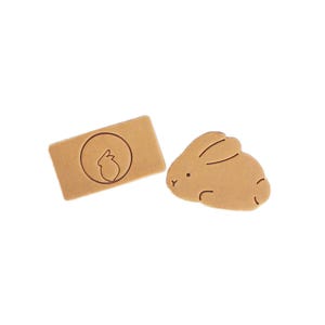 2 Sets Mini Size Moon And Rabbit Cookie Molds, Cookie Cutter, Cookie Stamp, Cookie Press, Biscuit Cutter, Mid Autumn Festival, Bunny