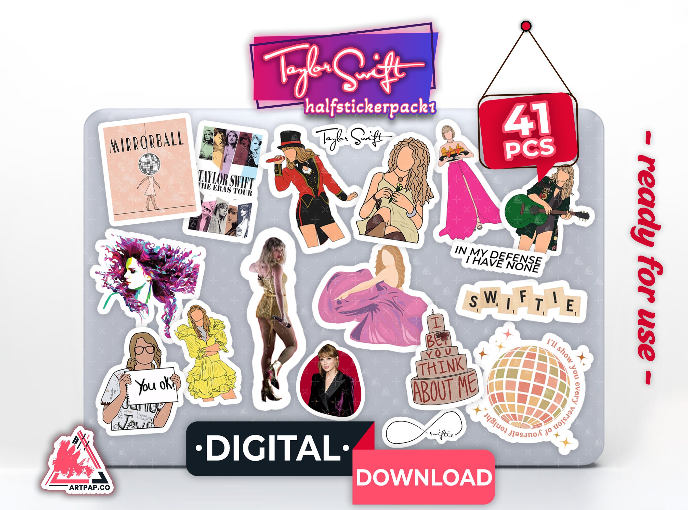 Taylor Swift Sticker Pack Sticker for Sale by Alycialackey