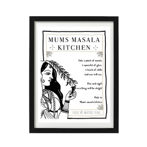 Mamas Masala Küche Print / Poster
