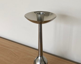 Stainless Steel Candle Holder – Silver Candlestick Holder