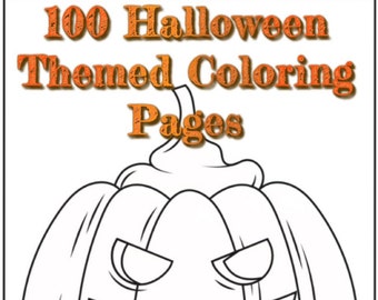 100 Halloween Coloring Pages - Kid Friendly