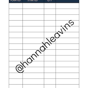 Seed Starting Packet