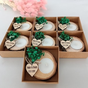 Wedding Rustic Favors | Unmatched Goodness | Bulk Wedding Gifts for Guests | Wedding Gifts | Tealight Holders | Bridal shower favors