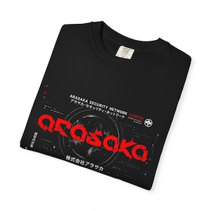 Cyberpunk 2077 Arasaka Corporation Graphic T-Shirt | Night City Gaming Shirt | Sci-Fi Futuristic Dystopian Tee | Gift For Him image 6