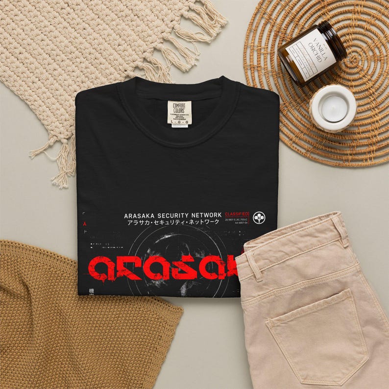Cyberpunk 2077 Arasaka Corporation Graphic T-Shirt | Night City Gaming Shirt | Sci-Fi Futuristic Dystopian Tee | Gift For Him image 14
