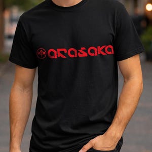 Cyberpunk 2077 Arasaka Logo T-Shirt | Streetwear Gamer Tee | Gift For Him image 1