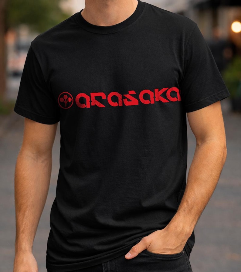 Cyberpunk 2077 Arasaka Logo T-Shirt | Streetwear Gamer Tee | Gift For Him image 1