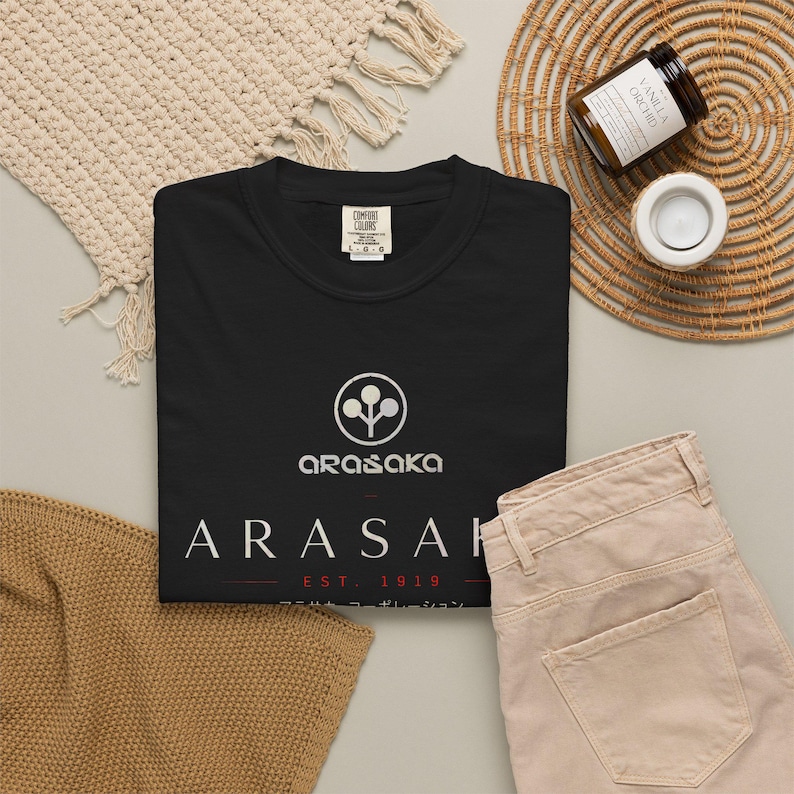 Cyberpunk 2077 Arasaka Heritage Collection T-Shirt | Luxury Gaming Shirt | Black Streetwear Tee | Gift For Him image 15