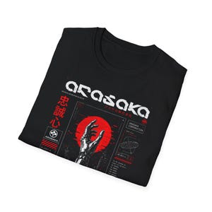 Cyberpunk 2077 Arasaka Futuristic T-Shirt | Dystopian Techwear Graphic Tee | Sci-Fi Gaming Shirt | Gift For Him image 9