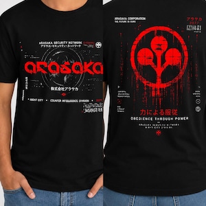 Cyberpunk Arasaka Shirt - Etsy