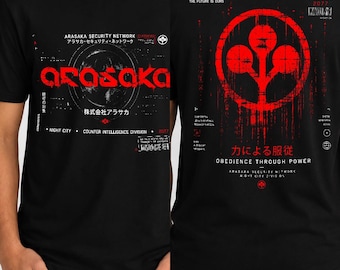 Cyberpunk 2077 Arasaka Corporation T-Shirt | Futuristic Sci-Fi Shirt | Techwear Gaming Tee | Gift For Him