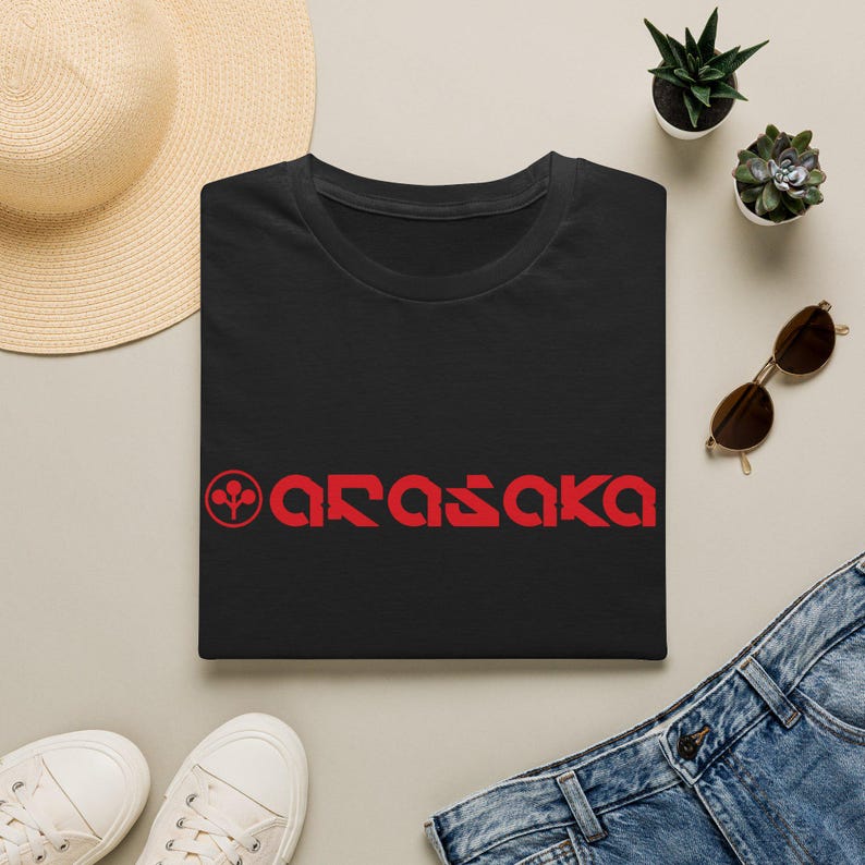 Cyberpunk 2077 Arasaka Logo T-Shirt | Streetwear Gamer Tee | Gift For Him image 5