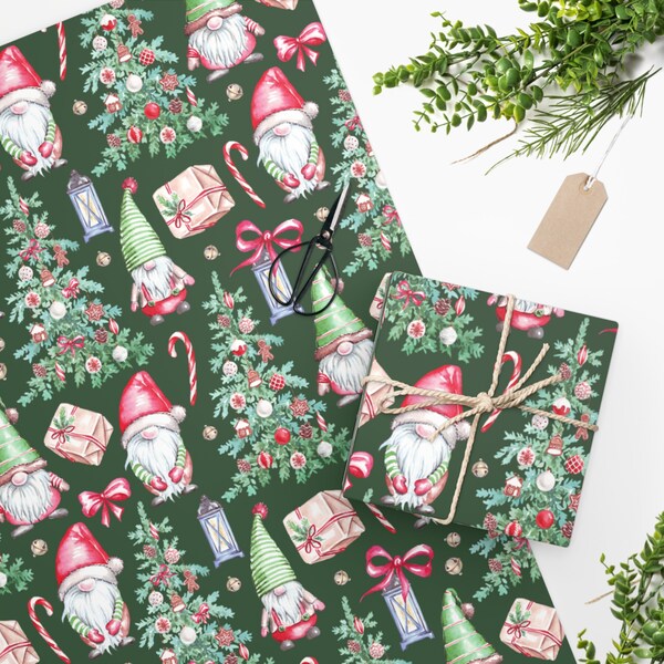 Vintage Christmas Wrapping Paper Etsy