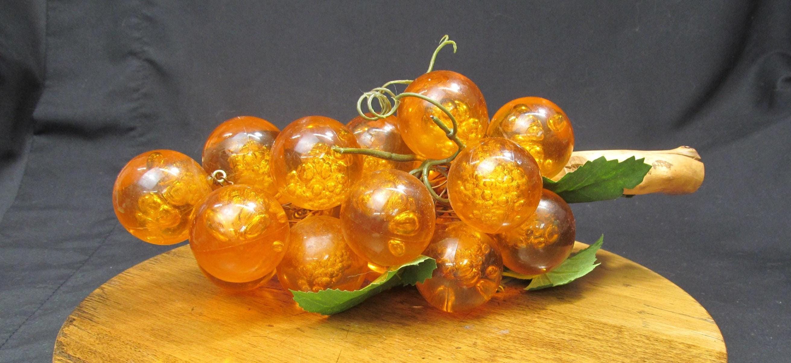 USA 1960's LUCITE ヴィンテージ ルーサイト オブジェ 葡萄 1950s