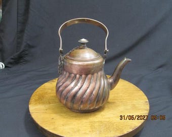 swirl pattern tea pot  vintage