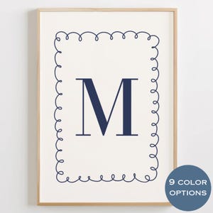 Decoração de parede personalizada com iniciais para berçário, com nome de menina e gênero neutro, arte de parede moderna com letras para quarto de criança, berço de menino
