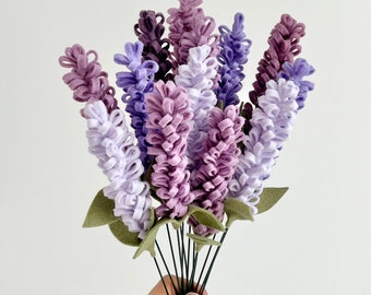 Fleur lavende cadeau Blumenstrauß von Printemps Pâques Fête des mères, Fleur en feutre faite Hauptdekor maison mariage aromathérapie