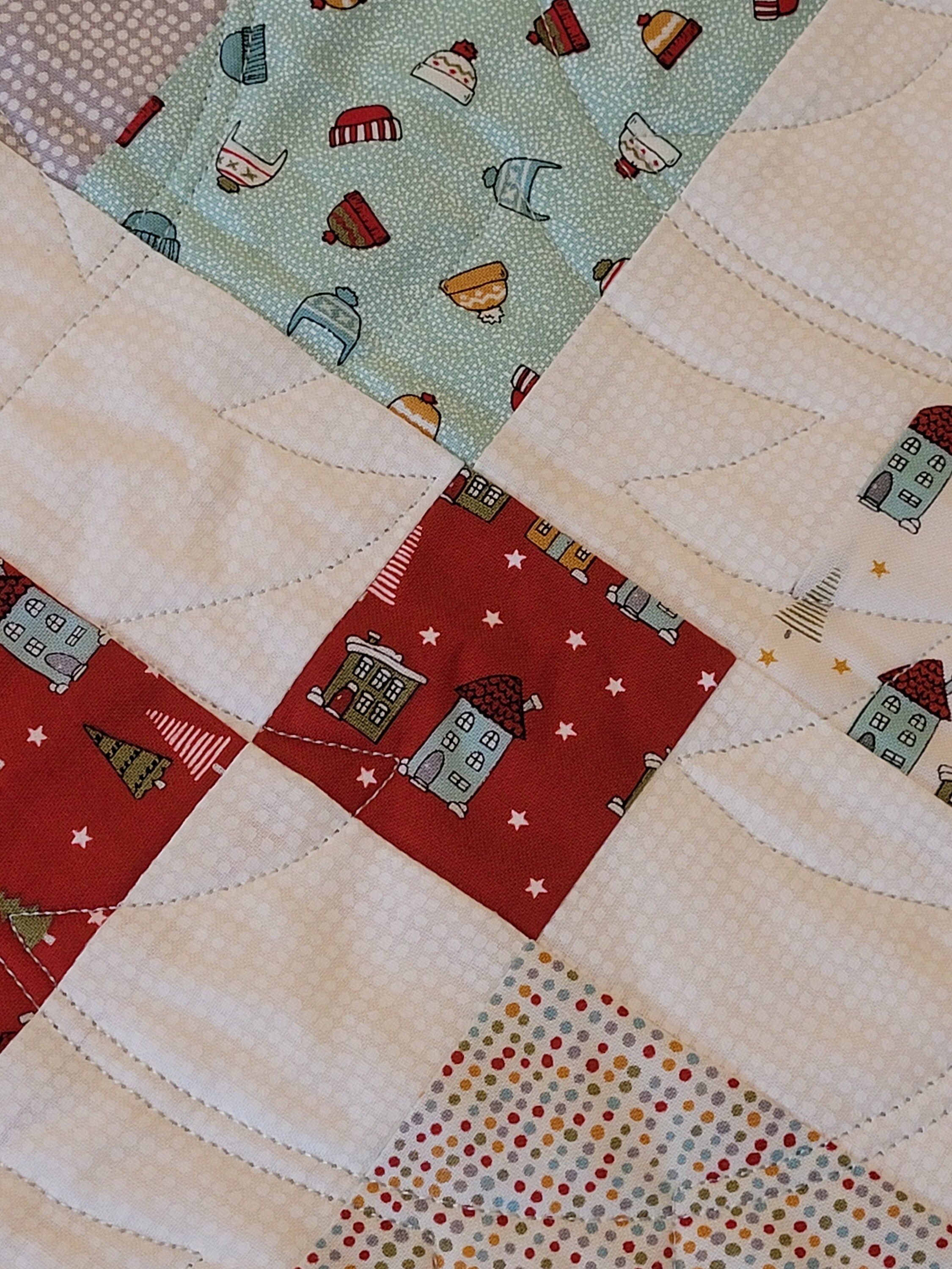 Snowkissed Villages Christmas Quilt Etsy