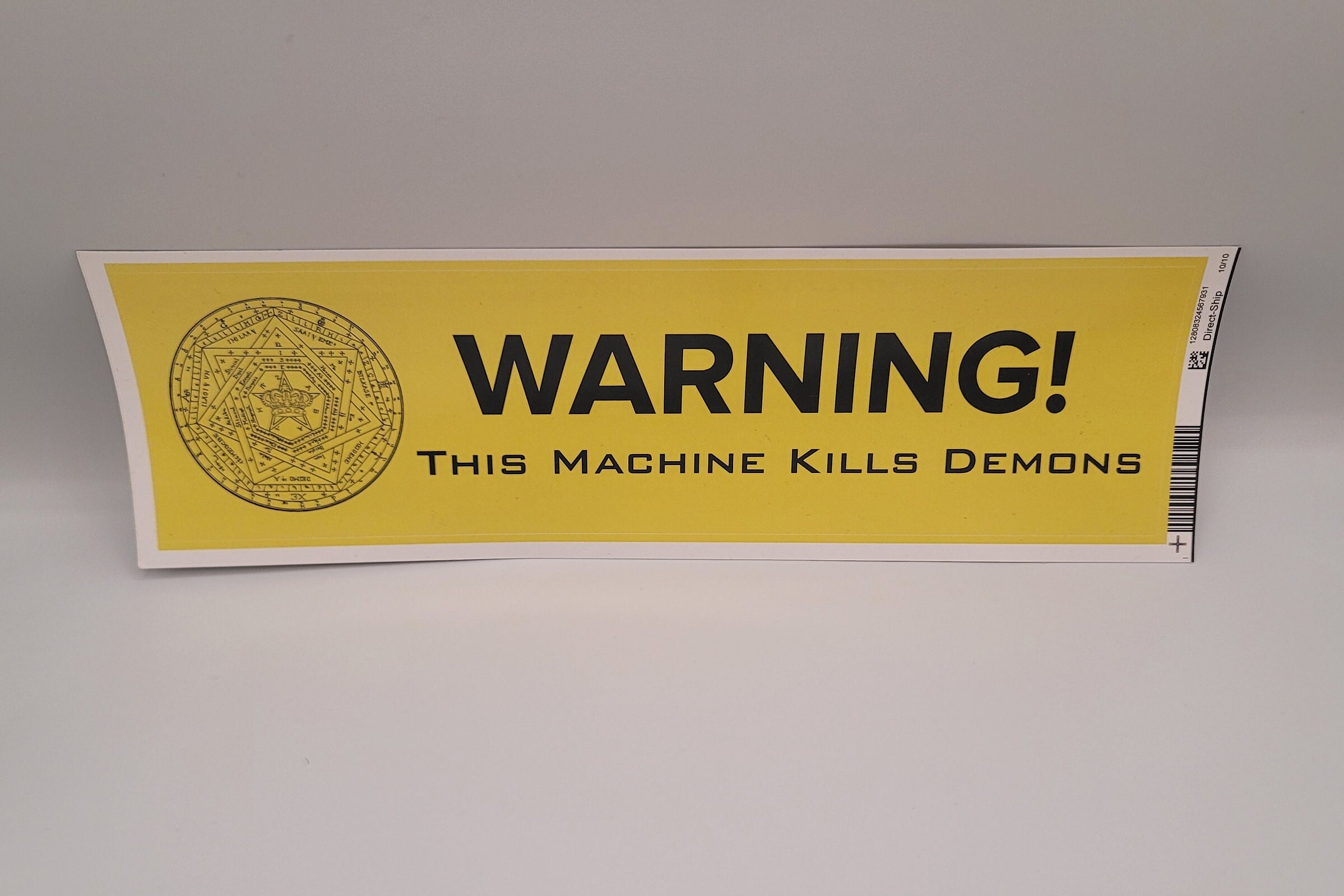 Laundry Files Bumper Sticker This Machine Kills Demons Etsy