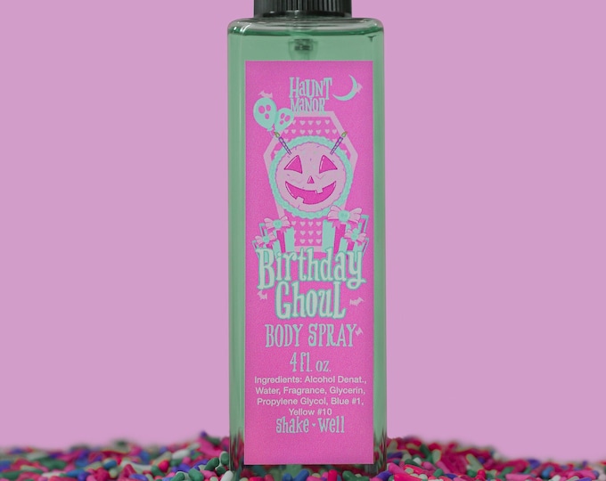 Birthday Ghoul Body Spray Birthday Cake Scent Room Spray Perfume