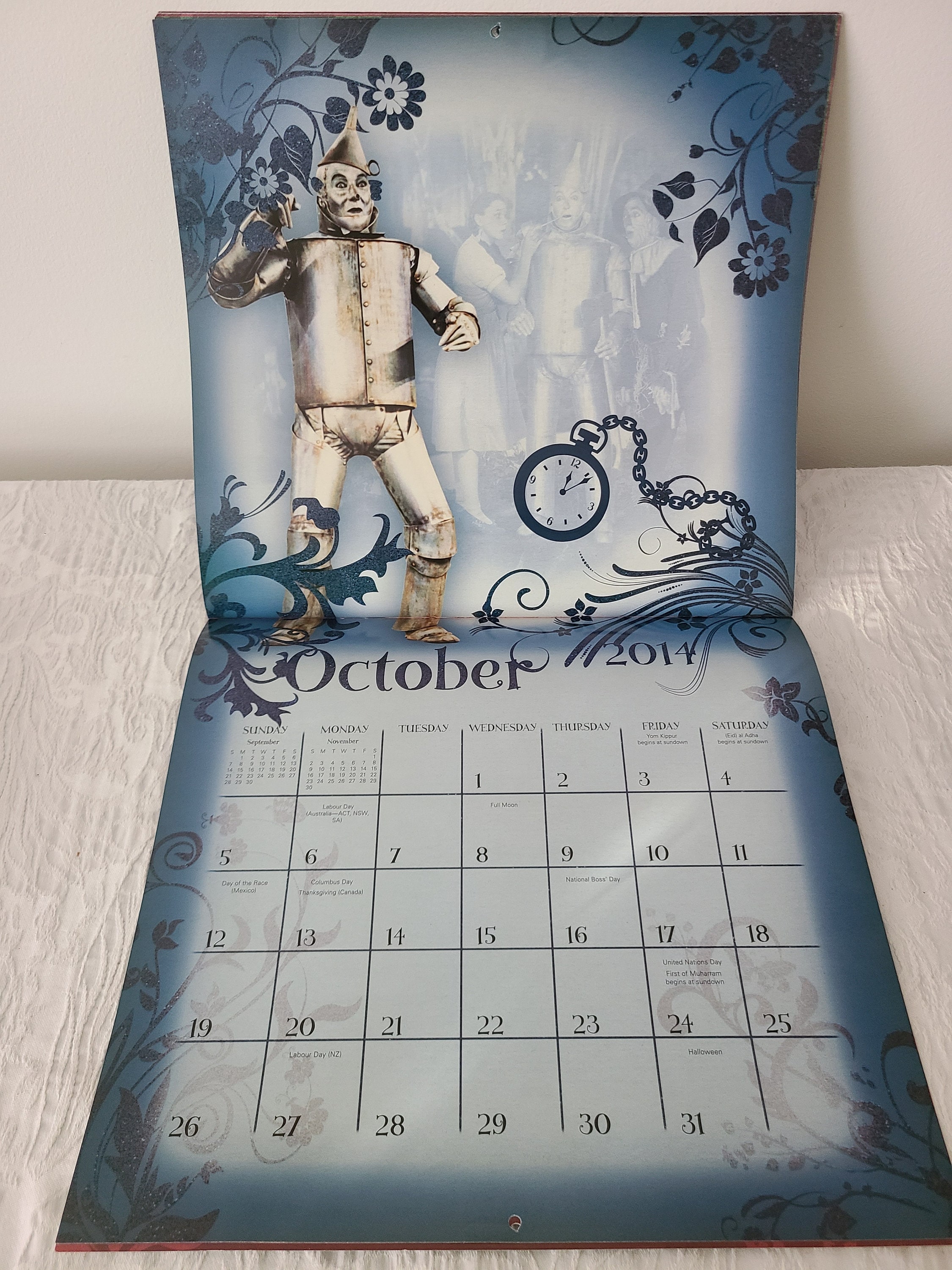 Wizard Of Oz Wall Calendar 2014 75th Anniversary Day Etsy wizard-of-oz-wall-calendar-2014-75th-anniversary-day-etsy