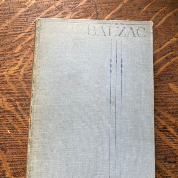 Balzac by Rene Benjamin, 1927 1st Knopf edition