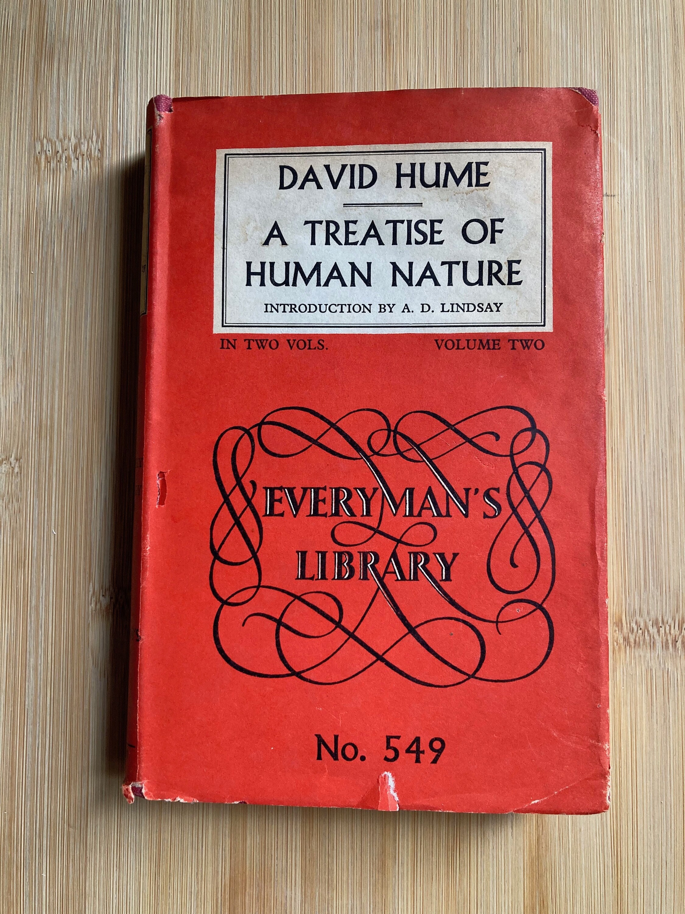 A Treatise of Human Nature Volume II