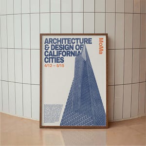 California Architektur Poster, Transamerica Pyramid Poster, San Francisco Druck, Stadt Wandkunst, Moma Grafikdesign Druck, Skyline Kunst