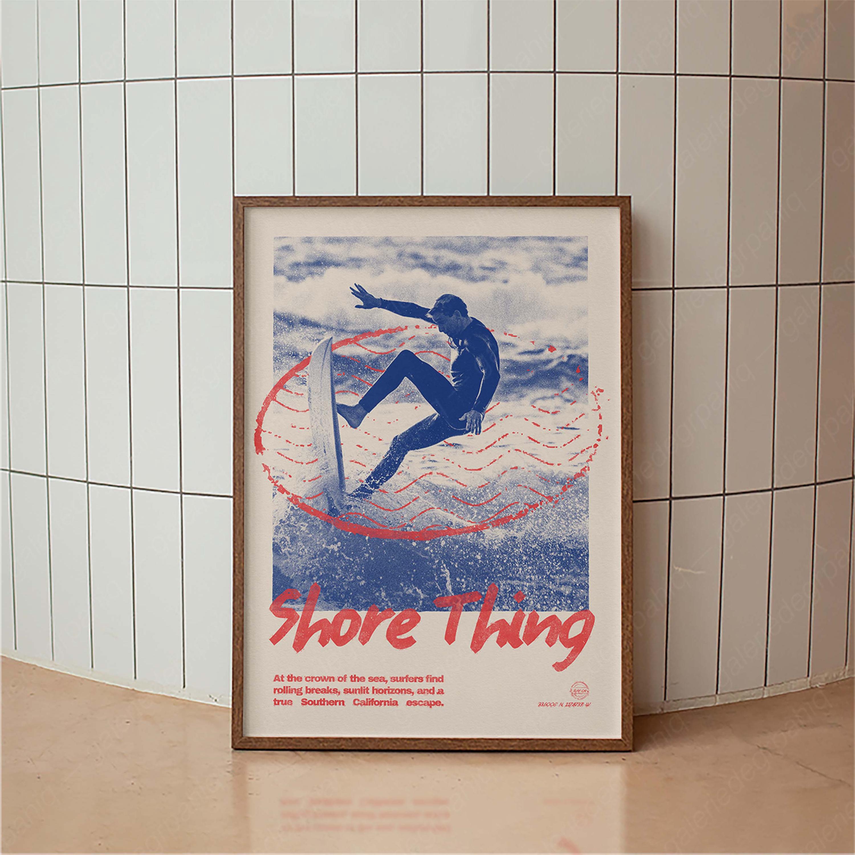 Vintage Surfer Magazine Poster - Etsy