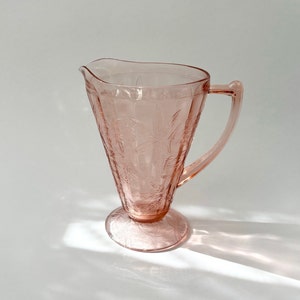 ヴィンテージ ピンク ジャネット ポインセチア柄 デプレッション