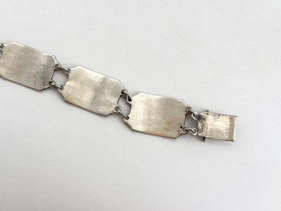 Siam Sterling Silver White Rectangular Paneled Mu… - image 6