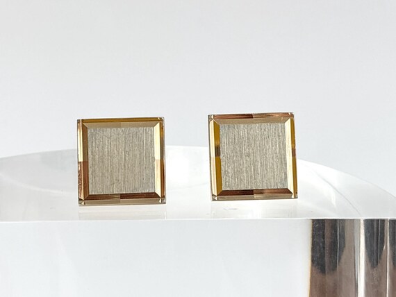 Rectangular Art Deco Inspired Textured 80's Style… - image 10