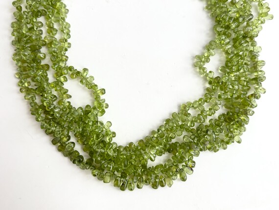 Peridot Multi Gemstone Gemstone Multi Strand Vint… - image 2