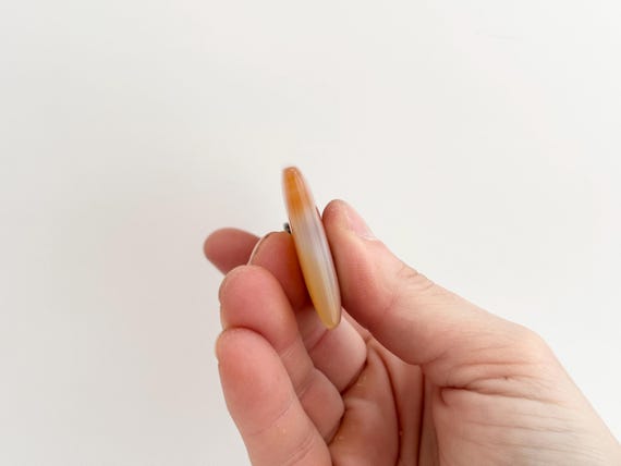 Carnelian Agate Stone Rectangular Geometric Shape… - image 8