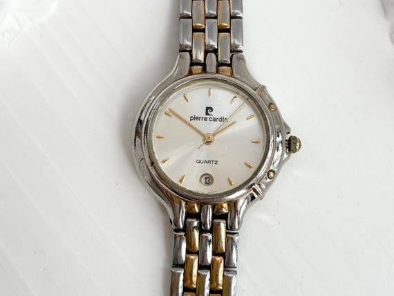 Pierre Cardin Dual Silver & Gold Toned Quartz Movement 31692