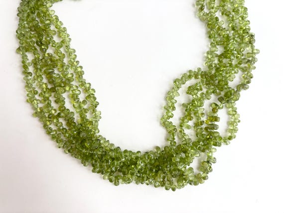 Peridot Multi Gemstone Gemstone Multi Strand Vint… - image 8