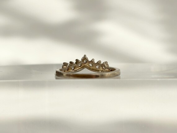 Stackable Chevron | V Shaped Minimalist Wedding B… - image 2