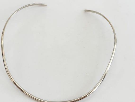 925 Solid Sterling Silver Minimalist Open Circula… - image 4