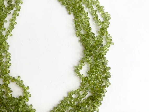 Peridot Multi Gemstone Gemstone Multi Strand Vint… - image 3