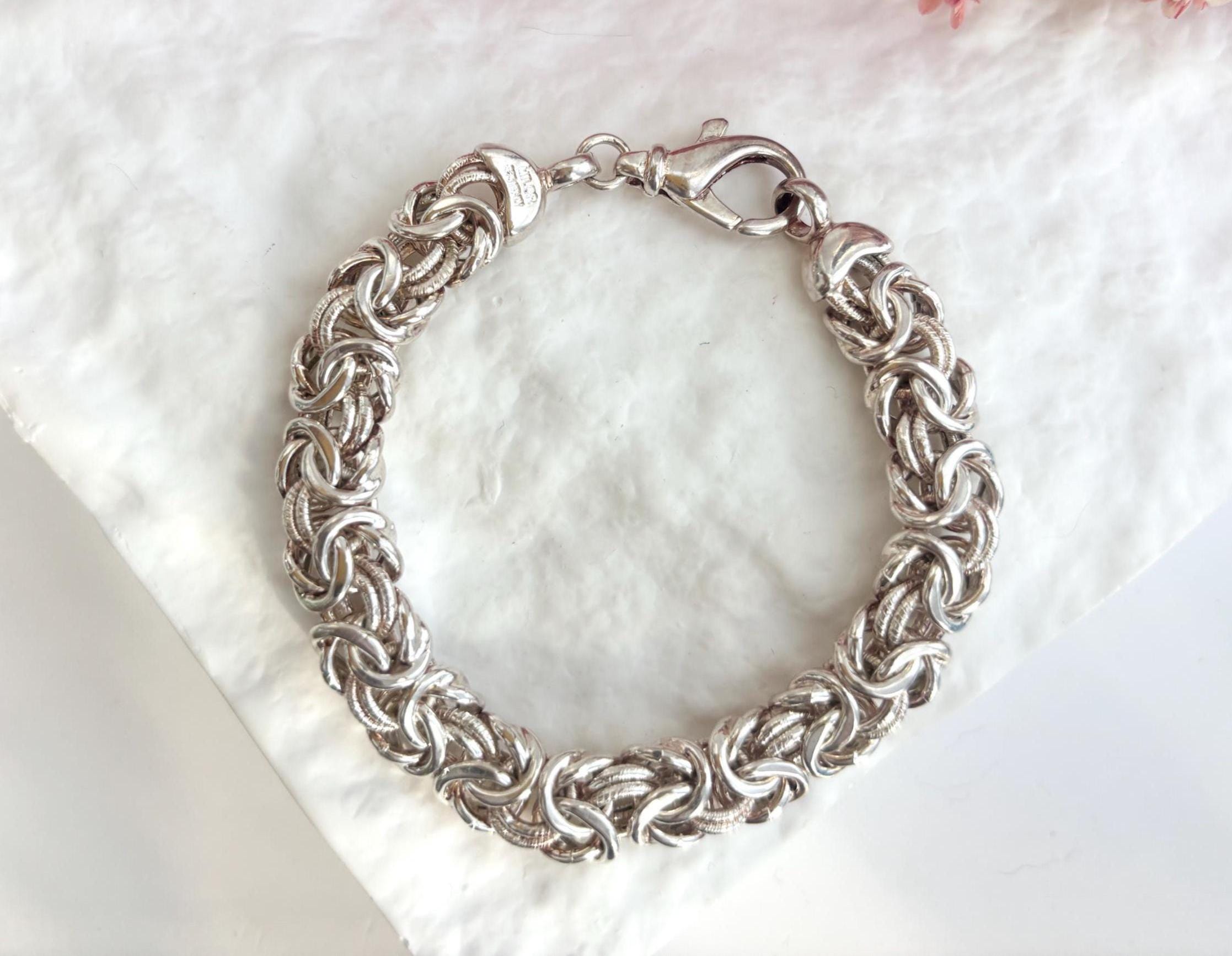 Vintage Italy 925 Bracelet - Etsy