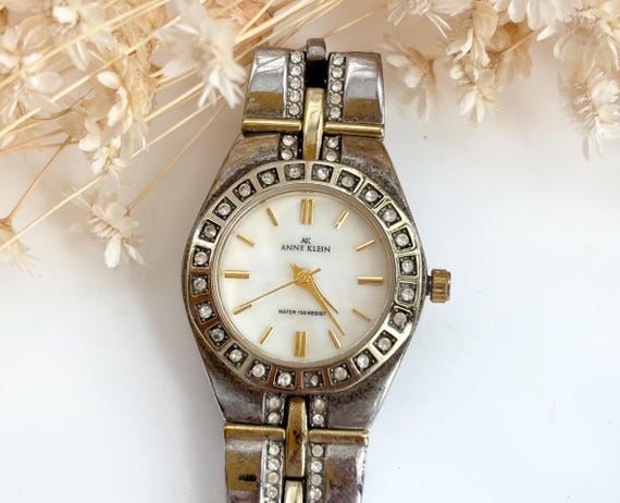 Reloj de pulsera vintage para mujer Anne Klein con movimiento de