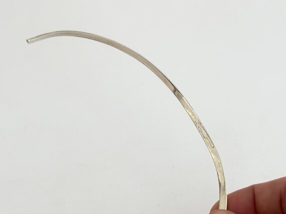 925 Solid Sterling Silver Minimalist Open Circula… - image 11