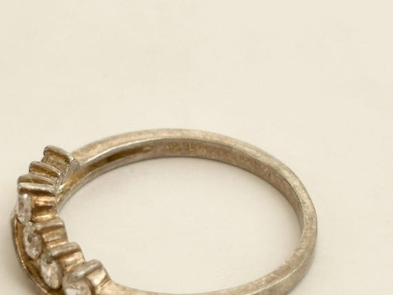 Stackable Chevron | V Shaped Minimalist Wedding B… - image 6