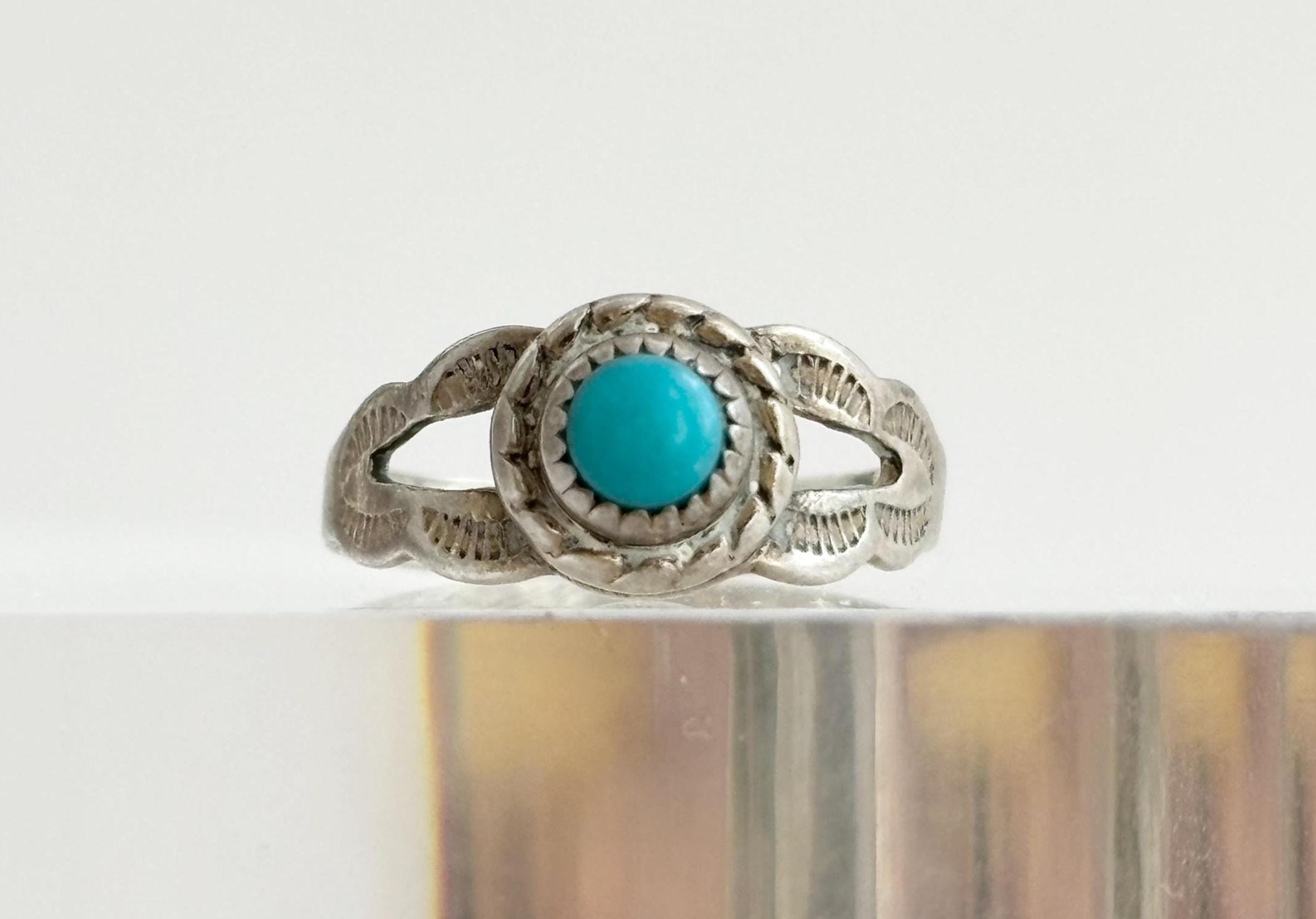 Bell Trading Post Fred Harvey Sleeping Beauty Turquoise Split