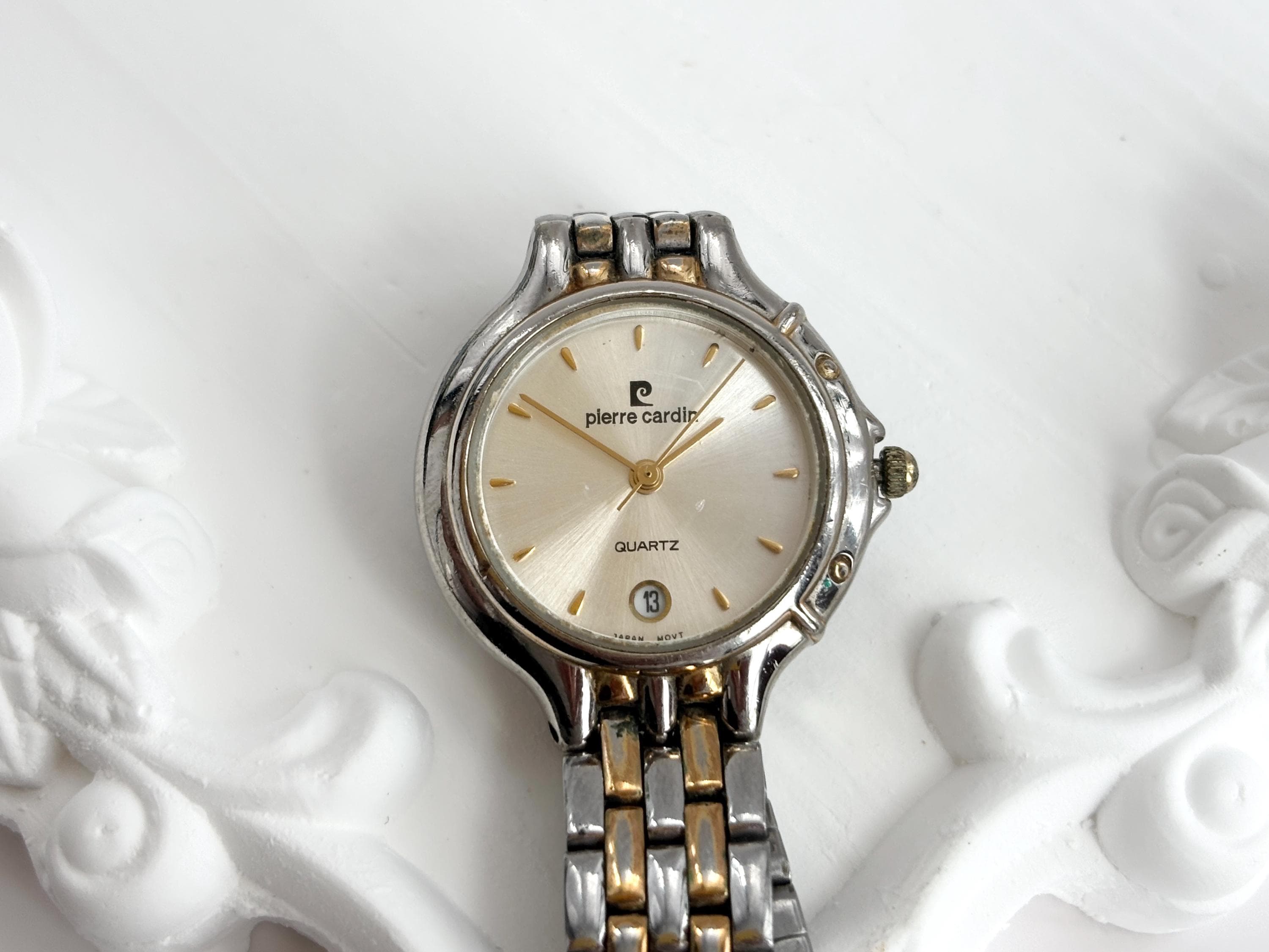 Pierre Cardin Dual Silver & Gold Toned Quartz Movement 31692