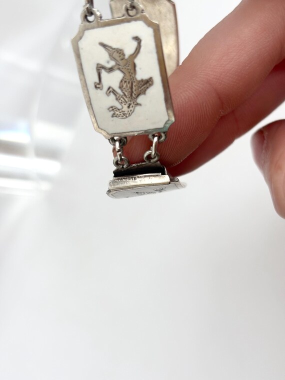 Siam Sterling Silver White Rectangular Paneled Mu… - image 8