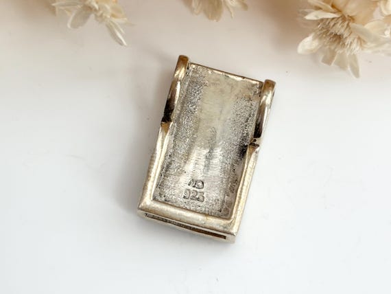 Art Deco Rectangular Marcasite Accented Cutout De… - image 3